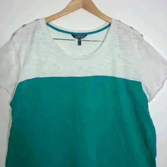 NICOLE MILLER COLORBLOCK TUNIC DRESS - Picture 5 of 13